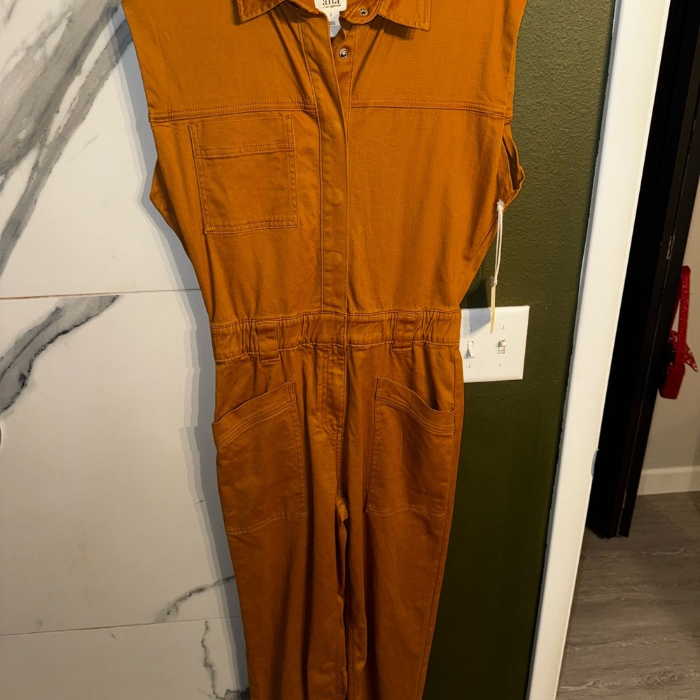 Women's Mustard Jumpsuit
